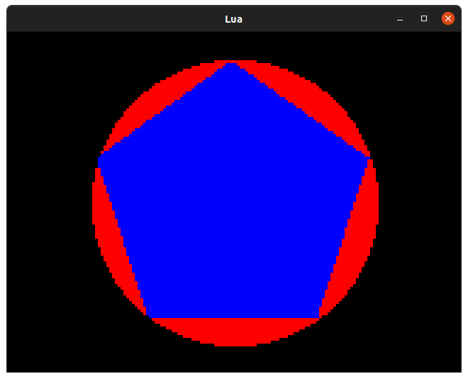 Drawing a pentagon in 32Blit Lua